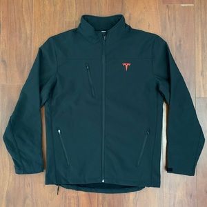 Tesla Corporoate Zip Up Jacket (black/red)